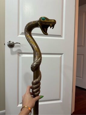 🎃Halloween Walking Cane, Egyptian Cleopatra Snake Staff